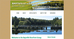Desktop Screenshot of baysvilleriverfront.ca